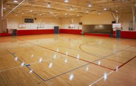 دانلود پلان طراحی سالن بسکتبال