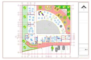 دانلود اتوکد طراحی باغ کودک