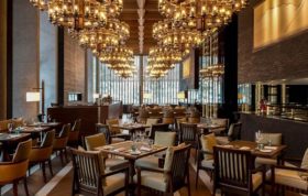 پلان رستوران دو طبقه مدرن