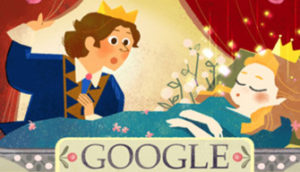 تغییر لوگوی گوگل به زیبای خفته و سیندرلا