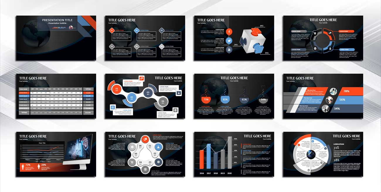 تم آماده پاورپوینت زیبا مناسب کامپیوتر
