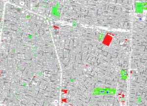 نقشه اتوکد سه راه امین حضور شهر تهران