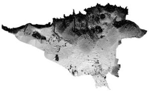 نقشه اتوکد توپوگرافی شهر تهران
