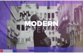پروژه افتر افکت اسلایدر مدرن Modern Opener