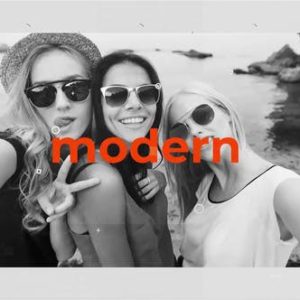 پروژه پریمیر گالری تصاویر مدرن Modern Trend