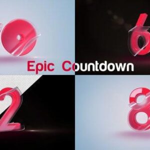 پروژه افترافکت شمارش معکوس Epic Countdown
