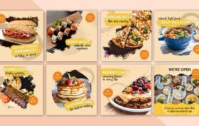 پروژه آماده پریمیر تبلیغاتی فست فود Food
