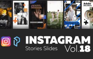 پروژه افترافکت استوری اینستاگرام Stories Slides