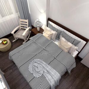 مدل سه بعدی اتاق خواب زیبا برای اسکچاپ