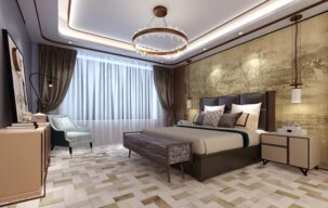 مدل سه بعدی زیبای اتاق خواب برای ۳dmax