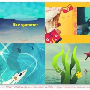 افترافکت معرفی انیمیشن سفرهای تابستان