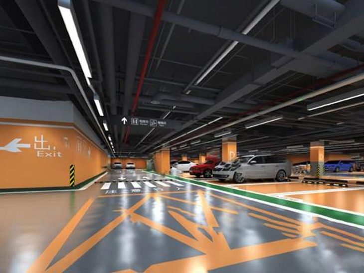 مدل سه بعدی پارکینگ طبقاتی برای ۳dmax