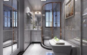 مدل سه بعدی حمام مدرن برای تری دی مکس