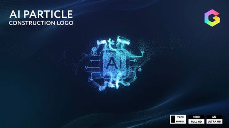 پروژه افتر افکت لوگوی هوش مصنوعی Logo