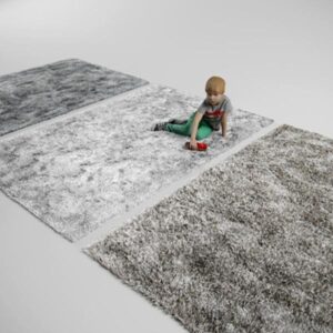 مدل سه بعدی فرش پرز دار برای تری دی مکس