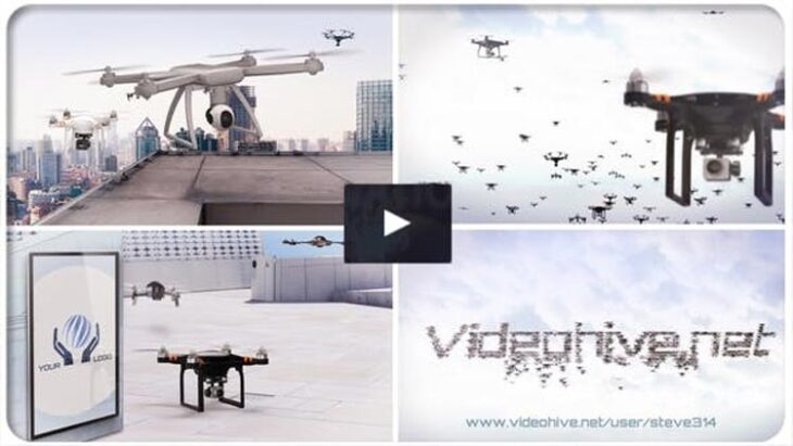 پروژه افترافکت تبلیغاتی تکنولوژی پهباد drone
