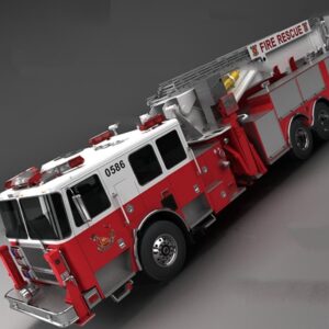 مدل سه بعدی ماشین آتش نشانی برای تری دی مکس