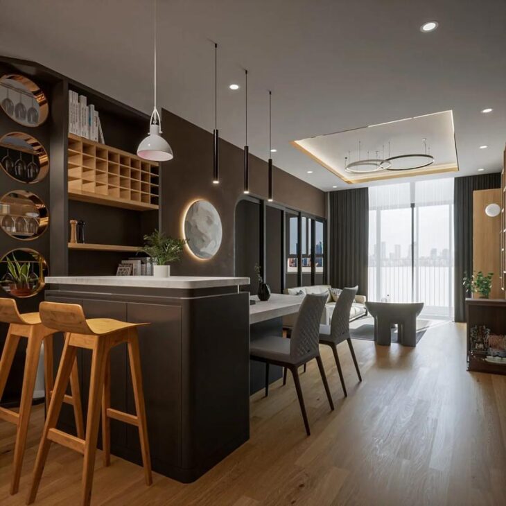 مدل داخلی آپارتمان مدرن برای اسکچاپ