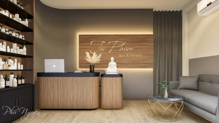 مدل آماده داخلی اتاق ماساژ برای اسکچاپ