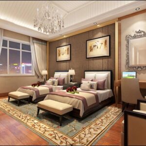 مدل سه بعدی اتاق هتل برای تری دی مکس