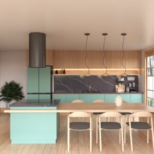 مدل آشپزخانه چوبی زیبا برای اسکچاپ