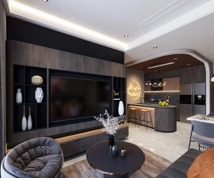 مدل قسمت های داخلی آپارتمان برای اسکچاپ