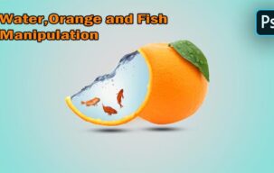 ویدیو آموزشی تلفیق ماهی و پرتقال با فتوشاپ