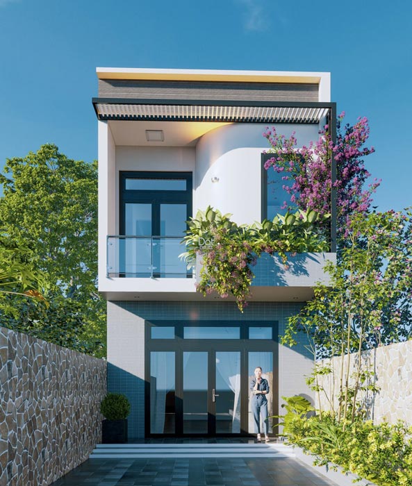 دانلود رایگان مدل نمای بیرونی خانه اسکچاپ