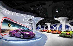 مدل سه بعدی نمایشگاه خودرو تری دی مکس
