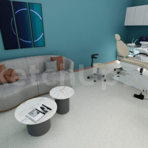 مدل داخلی مرکز دندانپزشکی برای اسکچاپ